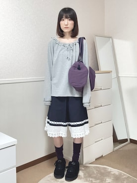「ES（エス）のアイテム」を使った、aoiさん（レディース・161cm）の秋コーディネート