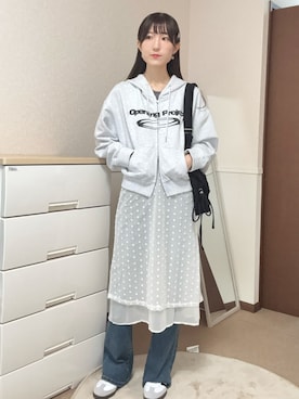 aoiさん（レディース・161cm）の冬コーディネート