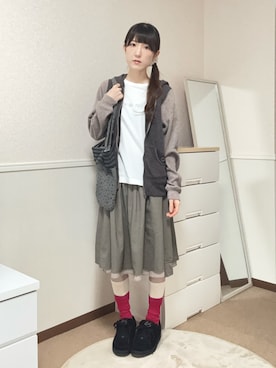 「ES（エス）のアイテム」を使った、aoiさん（レディース・161cm）の夏コーディネート