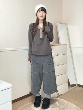 「ES（エス）のアイテム」を使った、aoiさん（レディース・161cm）の夏コーディネート
