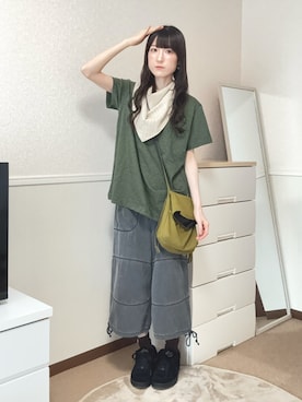 「ES（エス）のアイテム」を使った、aoiさん（レディース・161cm）の夏コーディネート