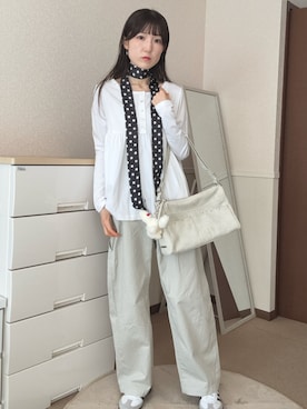 「FENNEC（フェネック）のアイテム」を使った、aoiさん（レディース・161cm）の春コーディネート