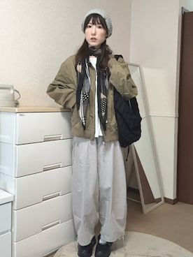 「FENNEC（フェネック）のアイテム（バッグ）」を使った、aoiさん（レディース・161cm）の春コーディネート