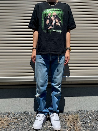 BALENCIAGA バレンシアガ　Tシャツ 今日特価】Balenciaga FW25 バレンシアガ ダブル B シリコン刺繍