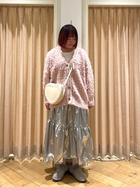 「ehka sopo（エヘカソポ）のムートン風シューズ（ブーツ）」を使った、𝙁𝙪𝙠𝙖さん（レディース・157cm）の秋コーディネート
