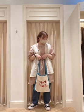 「CONVERSE（コンバース）のconverse コンバース ALL STAR PLTS OX オールスター PLTS オックス 32893351 *BLACK（スニーカー）」を使った、𝙁𝙪𝙠𝙖さん（レディース・157cm）の夏コーディネート