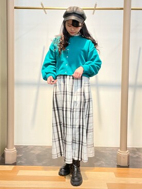 「アパレルスタッフ」｜「アイテム（ブーツ）」を使った、ﾕﾂﾞﾂﾞｷさん（レディース・157cm）の冬コーディネート