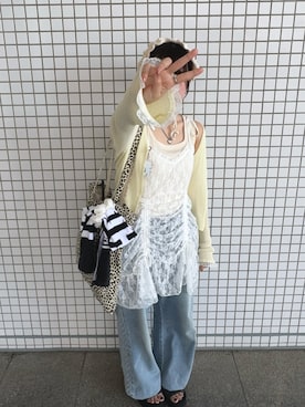 「ローリーズファーム(LOWRYS FARM)」｜sʜᴜさん（レディース・157cm）の夏コーディネート