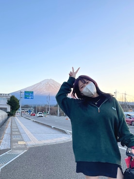 「Ray BEAMS（レイビームス）のアイテム」を使った、mochaさん（骨格ストレート・レディース・151cm）の冬コーディネート