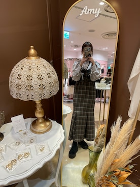 朝長美桜さん(レディース・154cm)の秋コーディネート