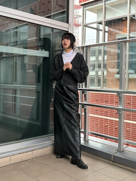 「アイテム（ヘアゴム）」を使った、ふくさん（レディース・161cm）の秋コーディネート