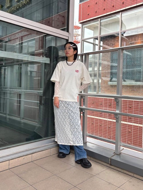 『3サイズ展開』綿麻デニムワイドストレートパンツ