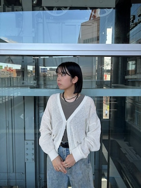 「URBAN RESEARCH（アーバンリサーチ）のアイテム（タンクトップ）」を使った、ふくさん（レディース・161cm）の夏コーディネート