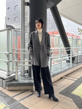 「URBAN RESEARCH（アーバンリサーチ）のアイテム（セットアップ）」を使った、ふくさん（レディース・161cm）の秋コーディネート
