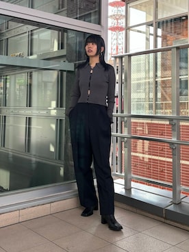 「nicholson&nicholson（ニコルソンアンドニコルソン）のアイテム」を使った、ふくさん（レディース・161cm）の秋コーディネート