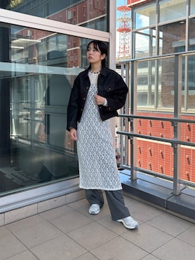 「アイテム（デニムジャケット）」を使った、ふくさん（レディース・161cm・20代）の夏コーディネート