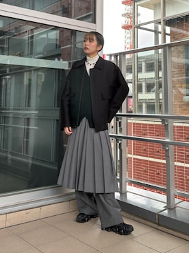 「アイテム（その他アウター）」を使った、ふくさん（レディース・161cm・20代）の秋コーディネート