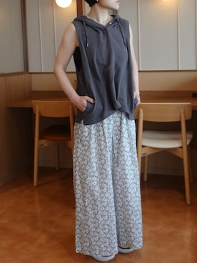 「OMNES（オムネス）のアイテム」を使った、OMNESstaffさん（レディース・155cm）の春コーディネート