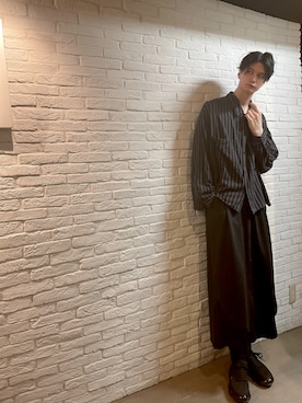 「アイテム（パンツ）」を使った、とおるさん（メンズ・178cm・20代）の秋コーディネート
