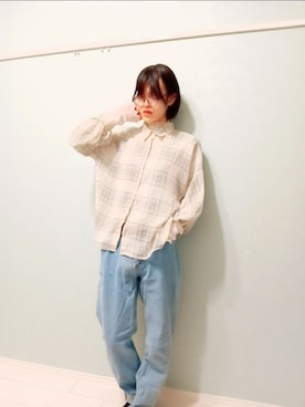 「classicalelf（クラシカルエルフ）のアイテム」を使った、mizukiさん（メンズ・163cm）の春コーディネート