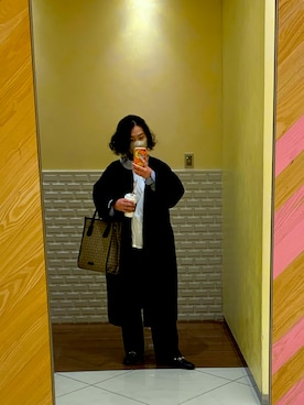 「ABITOKYO（アビトーキョー）のアイテム（ジャケット/アウター）」を使った、fuchikoさん（レディース・156cm）の冬コーディネート