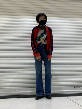 「アディダスオリジナルス」｜「アイテム（ボディバッグ/ウエストポーチ）」を使った、ごとうさん（レディース・159cm）の夏コーディネート