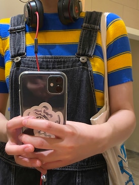 「サマーニット」｜「アイテム（PC・スマホグッズ/家電）」を使った、ごとうさん（レディース・159cm）の夏コーディネート