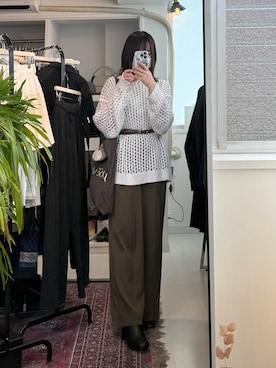「Disney（ディズニー）のアイテム」を使った、Sakiさん（レディース・156cm）の秋コーディネート