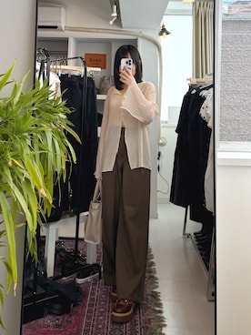 「Samansa Mos2（サマンサ モスモス）のアイテム」を使った、Sakiさん（レディース・156cm）の夏コーディネート