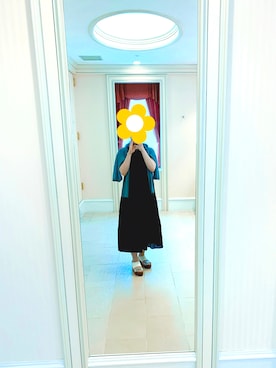 「PLST（プラステ）のアイテム（ワンピース/ドレス）」を使った、kaerutomatoさん（レディース・155cm）の夏コーディネート