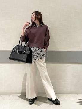 「アイテム（ショルダーバッグ）」を使った、えりーさん（レディース・165cm・30代）の秋コーディネート