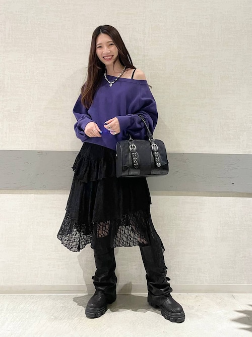 JEANASIS ルーズFITロングブーツ ブラック JEANASIS｜ルーズFITロングブーツ | Rakuten Fashion(楽天ファッション