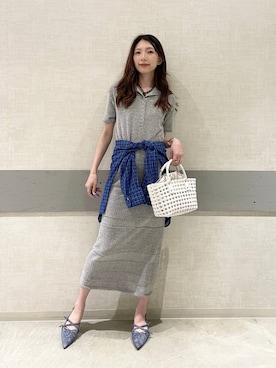 「JEANASIS（ジーナシス）のアイテム（アクセサリー）」を使った、えりーさん（レディース・165cm）の春コーディネート