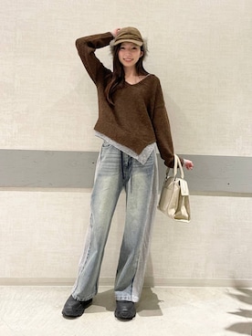 えりーさん（レディース・165cm）の冬コーディネート