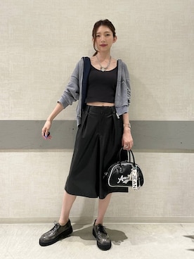 「アイテム（PC・スマホグッズ/家電）」を使った、えりーさん（レディース・165cm）の秋コーディネート