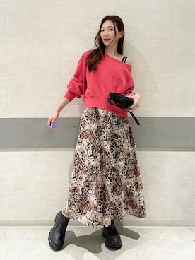 「アイテム（ワンピース/ドレス）」を使った、えりーさん（レディース・165cm・30代）の秋コーディネート