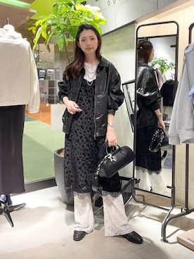 「JEANASIS（ジーナシス）のアイテム」を使った、えりーさん（レディース・165cm）の春コーディネート