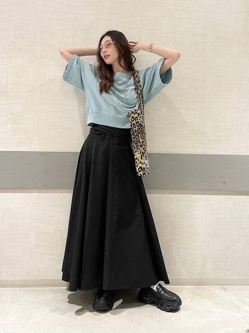 新品 JEANASIS ロングスカート JEANASIS（ジーナシス） スカート ボリュームフレアロングスカート