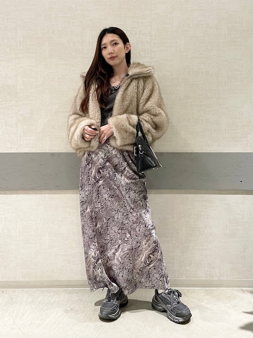 この冬スタイリングの主役にピッタリ！】MIXカラーファーブルゾン