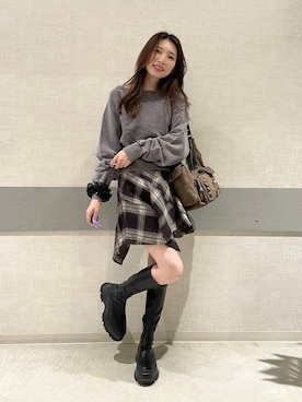 「アイテム（チュニック）」を使った、えりーさん（レディース・165cm・30代）の秋コーディネート