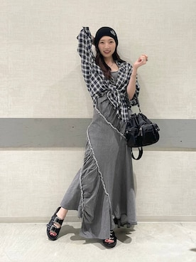 えりーさん（レディース・165cm）の夏コーディネート