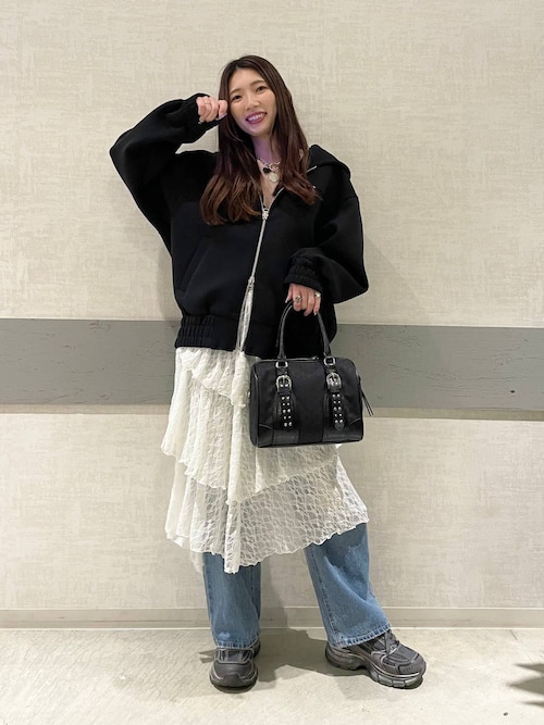 JEANASIS パーカー ダンボールBIGフードブルゾン/496842