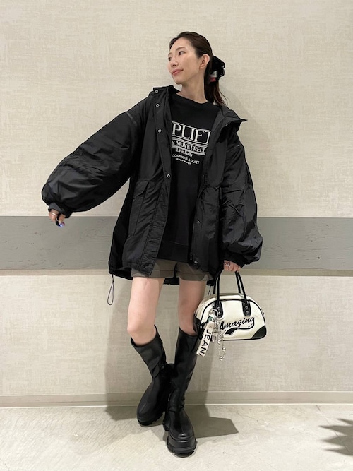 セール】【中綿入りで冬の防寒も◎】ソデ2WAYモンスターパーカーコート