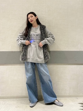 「アイテム（スウェット）」を使った、えりーさん（レディース・165cm・30代）の秋コーディネート