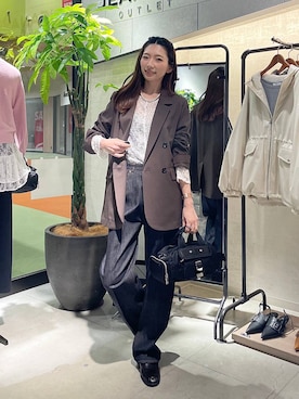 えりーさん（レディース・165cm）の冬コーディネート