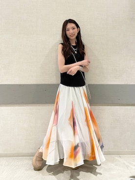 えりーさん(レディース・165cm)の夏コーディネート