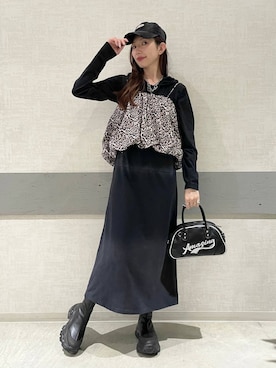 「アイテム（キャミソール、その他）」を使った、えりーさん（レディース・165cm）の秋コーディネート