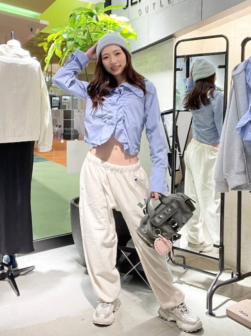 JEANASIS（ジーナシス） スウェットパンツ ジャージ 「Champion