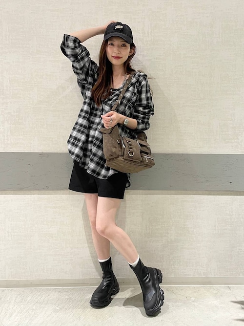 チェックBIGフーディ/599185（パーカー）｜JEANASIS（ジーナシス