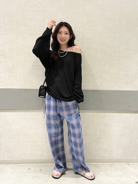 えりーさん（レディース・165cm）の夏コーディネート
